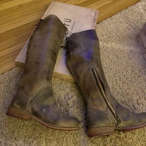 BRAND NEW BED STU boots - grey - never worn